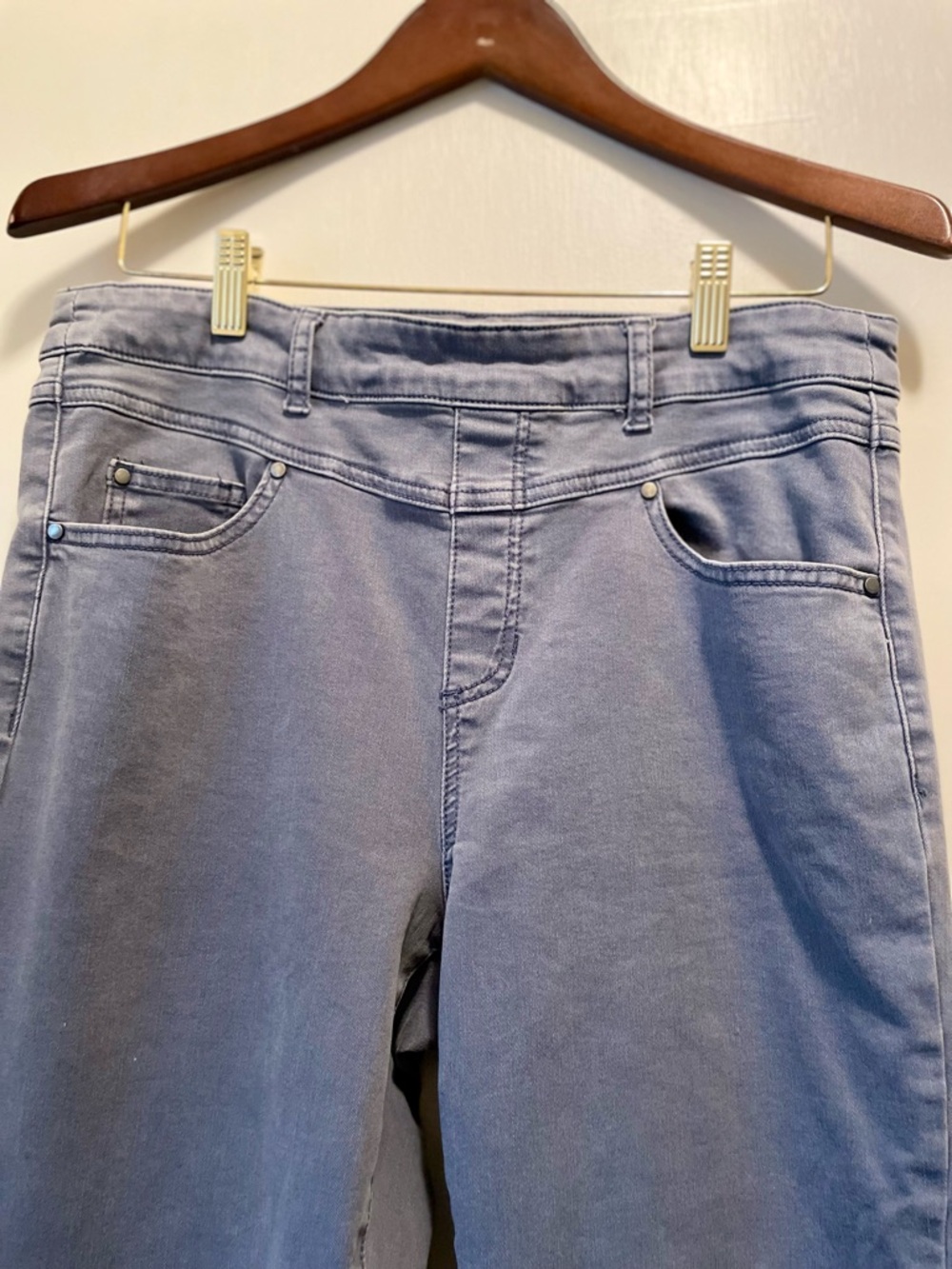 Tribal Women's Slate Blue Jeggings with Front Pocket Detail size 10
